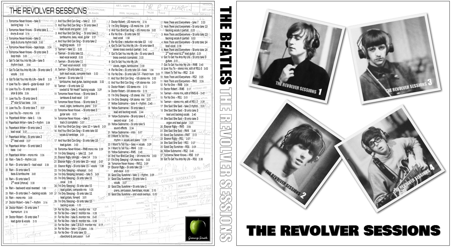 THE BEATLES – REVOLVER SESSIONS / 4 CD's – CactusBeatles