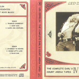 LED ZEPPELIN - EARL'S COURT ARENA TAPES #4 / 4 CD's !