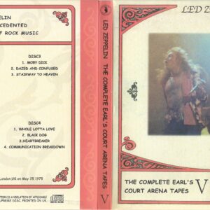 LED ZEPPELIN - EARL'S COURT ARENA TAPES #5 / 4 CD's !